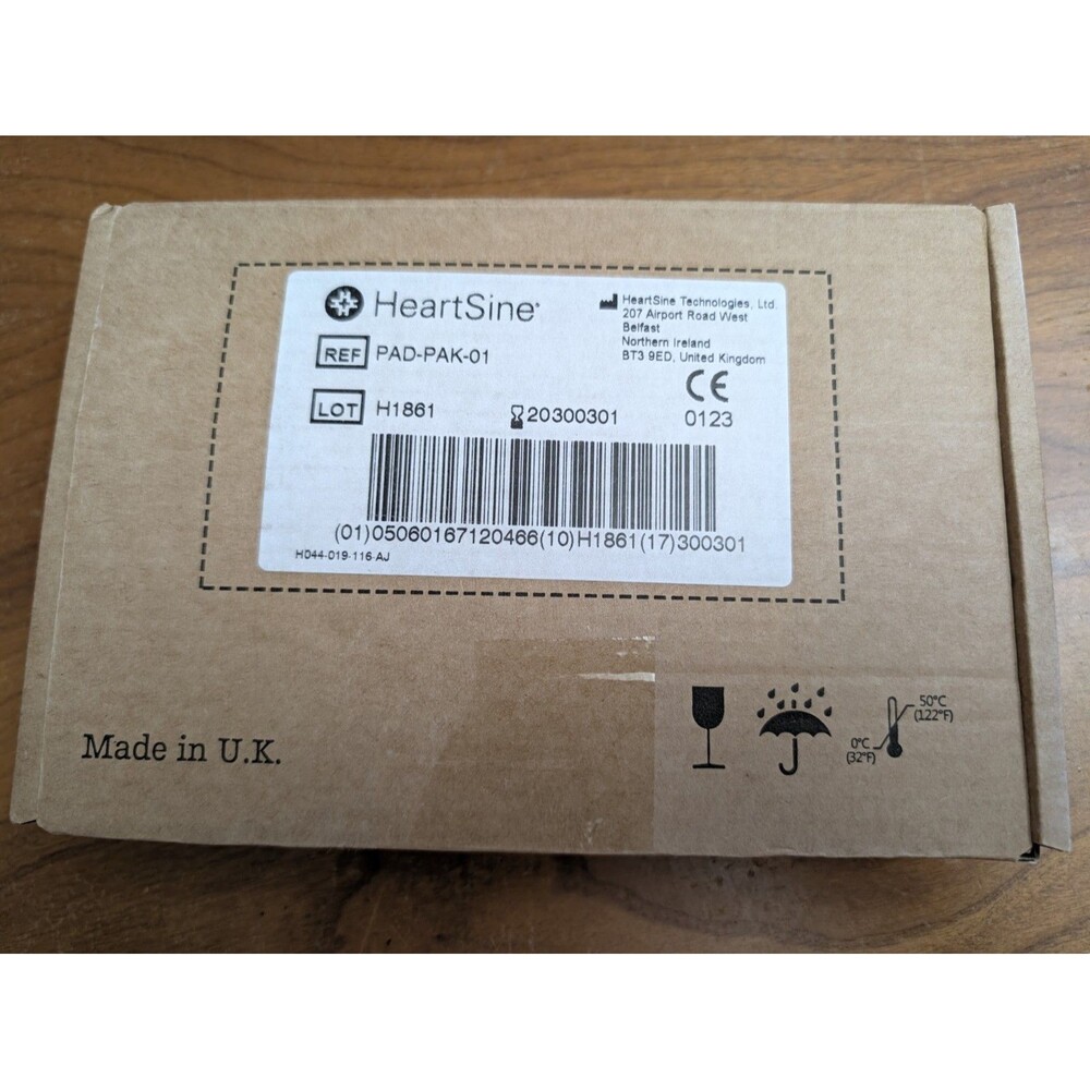 NEW HeartSine Pad-Pak-01 Adult Samaritan Pad Cartridge 03/01/2030